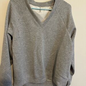 Altar'd State Gray V-Neck Sweater